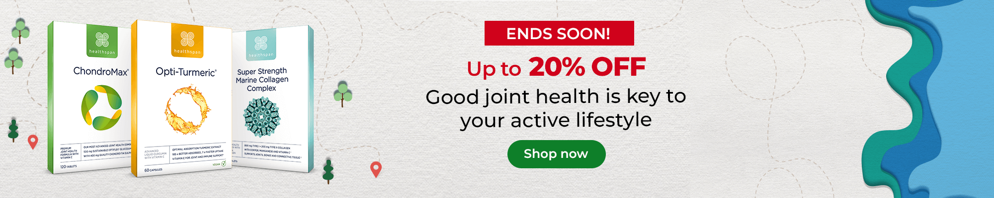 Up to 20% off. Good joint health is key to your active lifestyle. Shop now