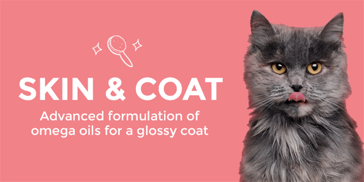 Skin & Coat Advanced formulation of omega oils for a glossy coat