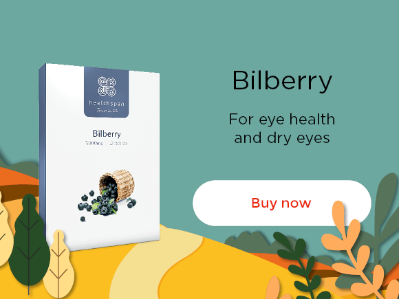 Bilberry, for eye health and dry eyes