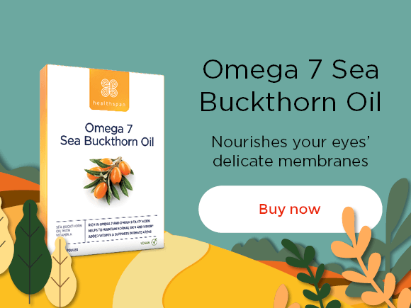 Omega 7 Sea Buckthorn Oil: Nourishes your eyes' delicate membranes