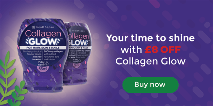 Your time to shine with £8 Off Collagen Glow