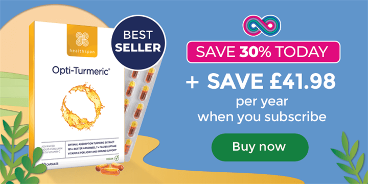 Opti-Turmeric. Save £41.98 per year when you subscribe. Buy now.