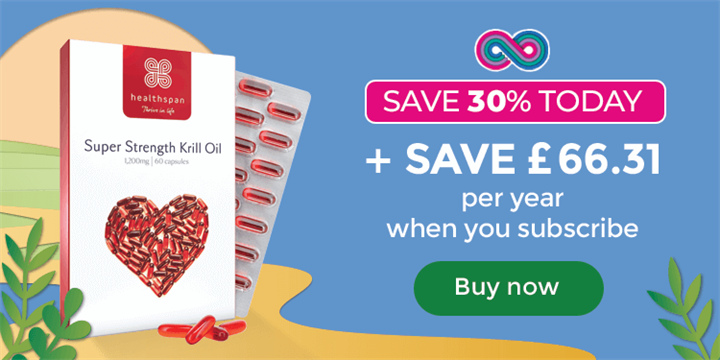 Super Strength Krill Oil - Save £66.31 per year when you subscribe