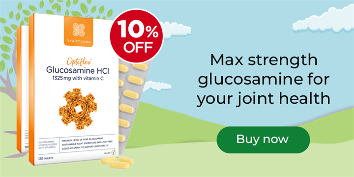Optiflex Glucosamine HCl 1325mg. 10% Off. Max strength glucosamine for your joint health. Buy now.