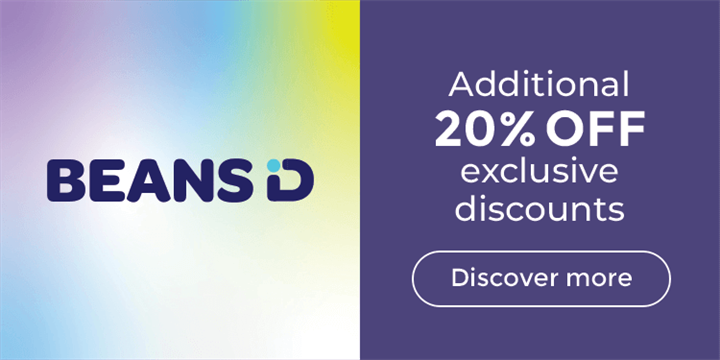 20% OFF with exclusive discounts! Discover more!