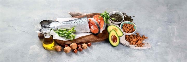 A selection of omega 3 foods