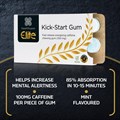 Elite Kick−Start Caffeine Gum 