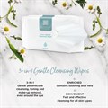 Nurture 3−in−1 Biodegradable Gentle Cleansing Wipes 