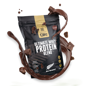 Elite All Blacks Ultimate Whey Protein Blend − Chocolate