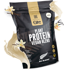 Elite All Blacks Plant Protein Vegan Blend − Vanilla